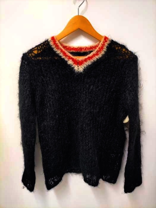 トリココムデギャルソン tricot COMME des GARCONS AD1998 98AW Vネックウールニット レディース 表記無