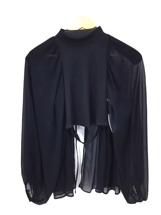 ZARA(ザラ) レース切替カットソー レディース JPN：S