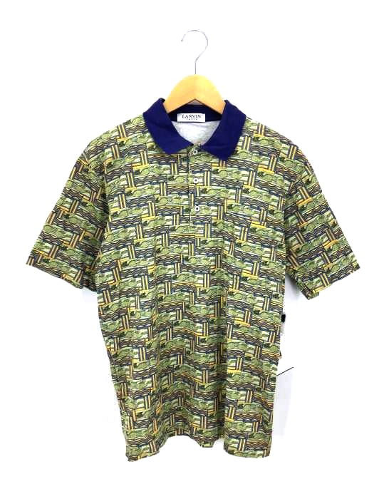 LANVIN(ランバン) 総柄ポロシャツ メンズ import：M