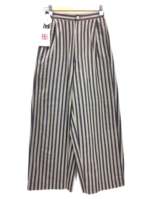 ISSEY MIYAKE(イッセイミヤケ) 筆タグ コットンシルクストライプ