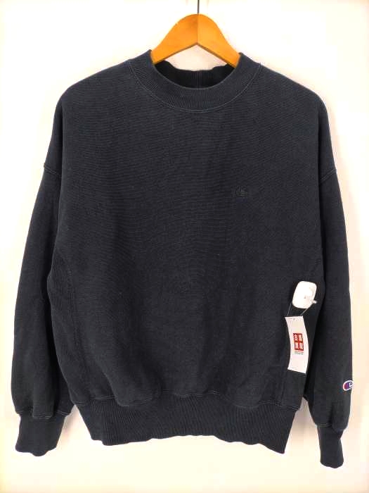 Champion(チャンピオン) 現行 青単タグ REVERSE WEAVE 目有 クルーネックスウェット メンズ JPN：M