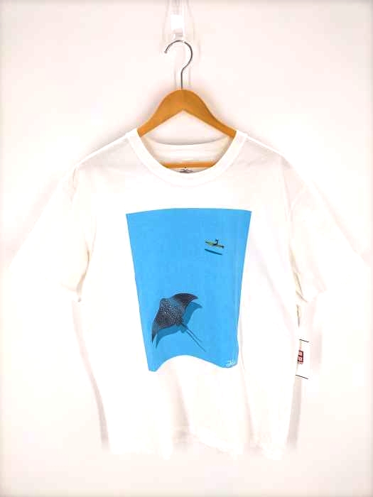 JONAS WAGELL(フメイ) THE BLUE TURTLE PRINT SHORT SLEEVE TEE メンズ JPN：L