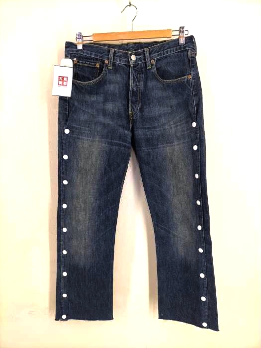 Levis(リーバイス) リメイク サイドスナップボタンデニムパンツ レディース 表記無