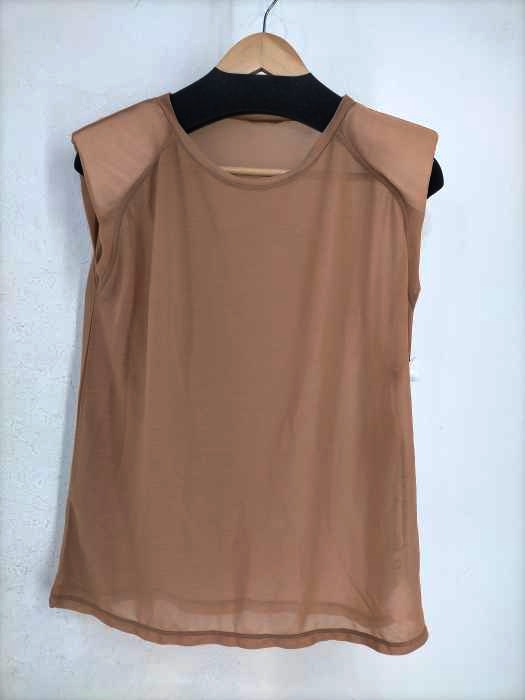 FUMIE＝TANAKA(フミエタナカ) 20SS シースルーノースリーブトップス レディース JPN：2