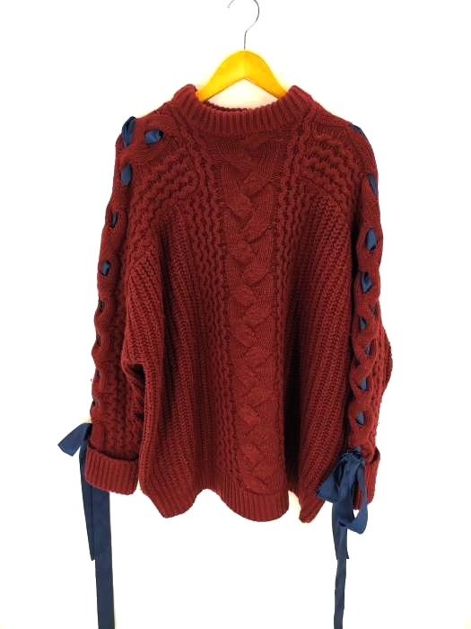 Pameo Pose(パメオポーズ) 19AW Ribbon Stitch Knit レディース FREE