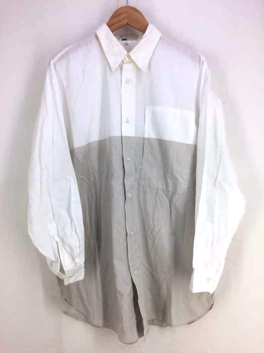im MIYAKE DESIGN STUDIO(ミヤケデザインスタジオ) 80~90S バイカラー 長袖デザインポケットシャツ メンズ M