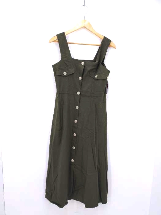 moussy(マウジー) BUTTON UP WAIST TIE DRESS レディース  1