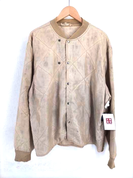 USED古着(ユーズドフルギ) 70S RAUF CO製スナップボタン使用ミリタリーキルティングブルゾン メンズ JPN：L