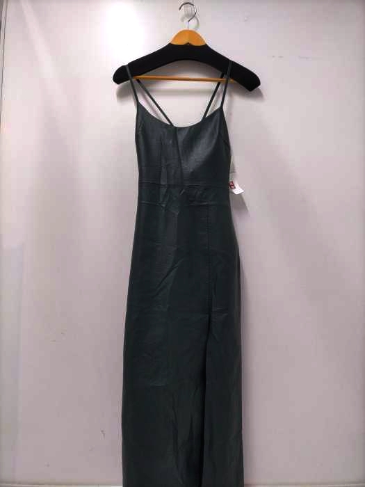 ZARA(ザラ) FAUX LEATHER SHEATH DRESS レディース JPN：M