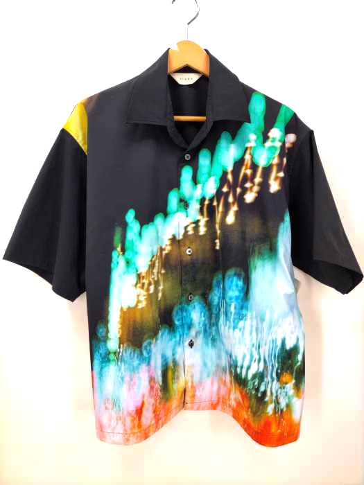 Jieda(ジエダ) SHUN KOMIYAMA PHOTO SHIRT フォト ビッグシルエットシャツ メンズ ONE SIZE