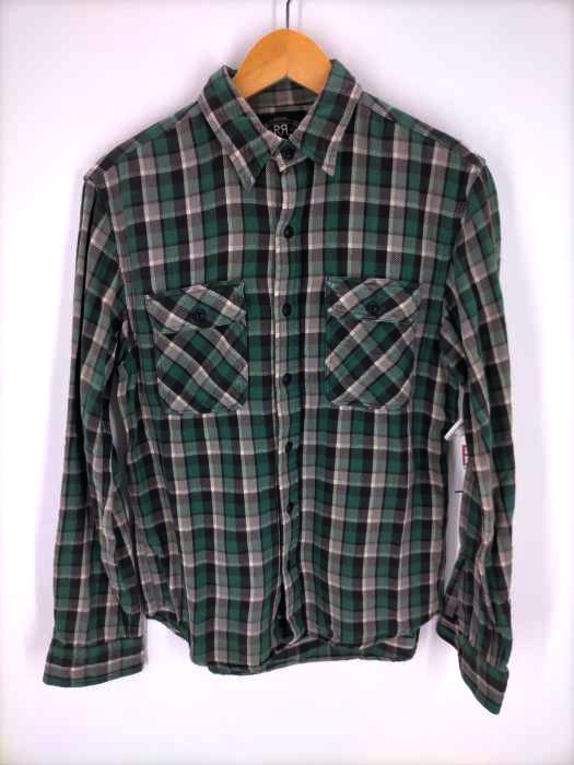 RRL RALPH LAUREN(ダブルアールエル ラルフローレン) フラップポケットチェック柄ネルシャツ メンズ JPN：S