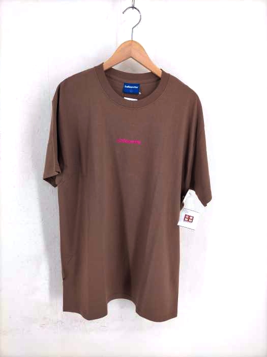 Lafayette(ラファイエット) フロントロゴ刺繍Tシャツ メンズ JPN：L