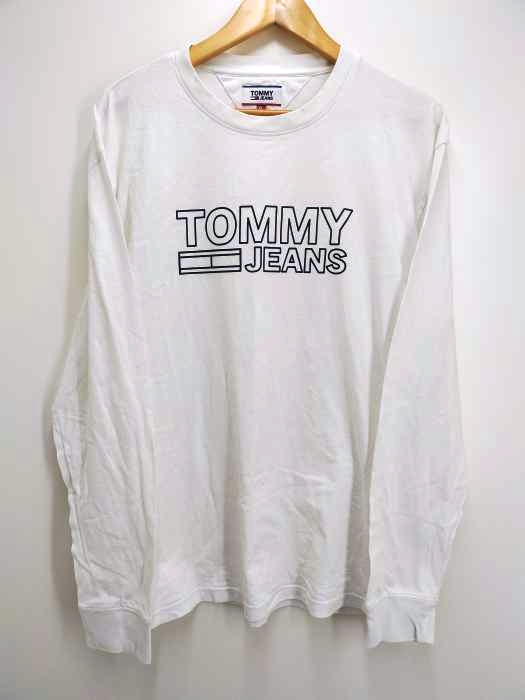 トミージーンズ tommy jeans クルーネック ロングスリーブTシャツ メンズ JPN：XL