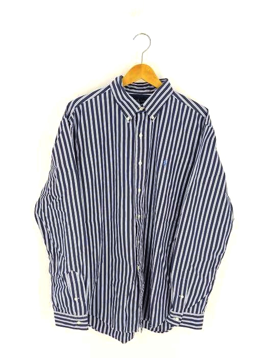 ラルフローレン RALPH LAUREN classic fit ストライプBDシャツ メンズ import：XL