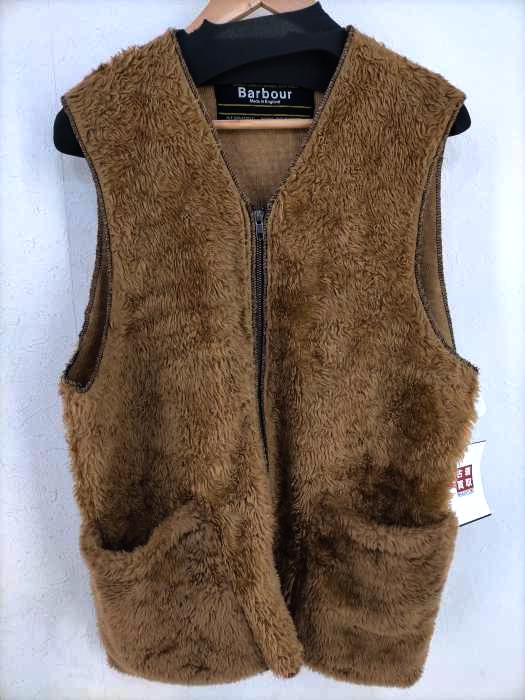 バブアー Barbour 80s~90s MADE IN ENGLAND YKKZIP ボアライナーベスト メンズ 表記無