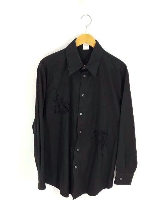 ジャンニヴェルサーチ GIANNI VERSACE 90～00S レース刺繍ボタンシャツ メンズ  52