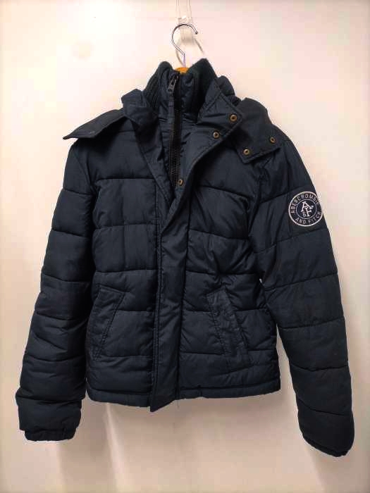 アバクロンビーアンドフィッチ Abercrombie & Fitch ニットネックフーデッドダウンジャケット メンズ import：S