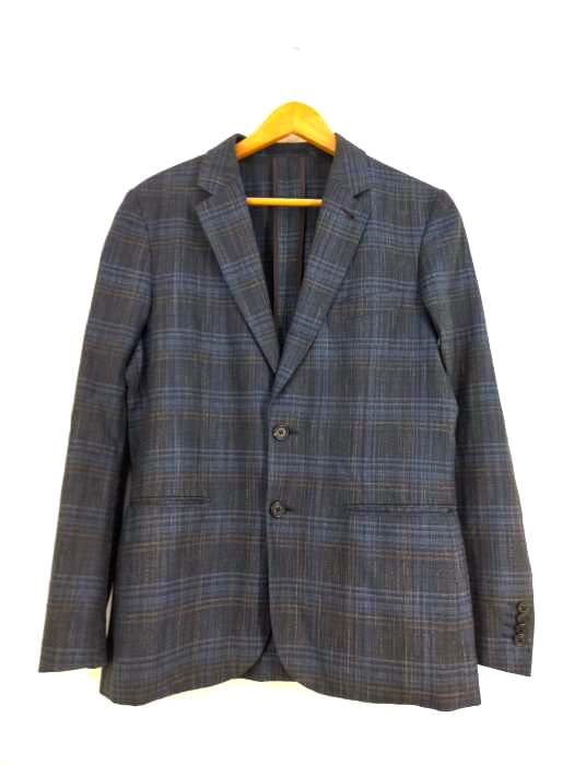 ポールスミス Paul Smith REDA リネンシルクチェックテーラードジャケット メンズ  M