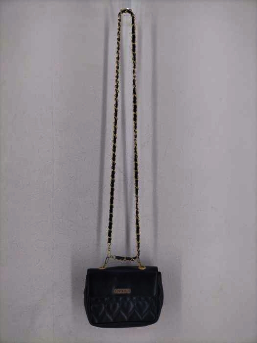 モスキーノ MOSCHINO レザー ハートデザイン キルティング チェーンショルダー レディース ONE SIZE