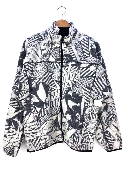 ヒステリックグラマー HYSTERIC GLAMOUR POW☆HYSジャカード総柄ジャンパー メンズ  M