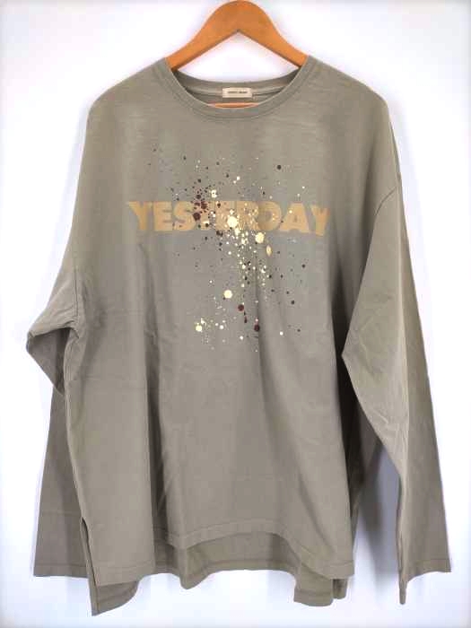 YSTRDYs TMRRW(イエスタデイズトゥモロー) BAGGY TEE LS YESTERDAY BY TANGTANG メンズ JPN：M