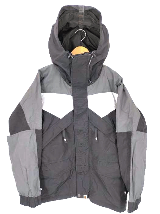 A BATHING APE(アベイシングエイプ) スノボジャケット CLASSIC COLLECTION ナイロンマウンテンパーカー メンズ JPN：XL