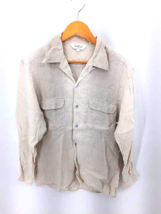 USED古着(ユーズドフルギ) リネンオープンカラーシャツ メンズ import：XS