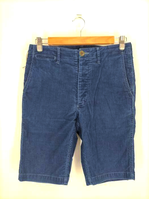VISVIM(ビズビム) コーデュロイシンチバックハーフパンツ 後染め メンズ  1