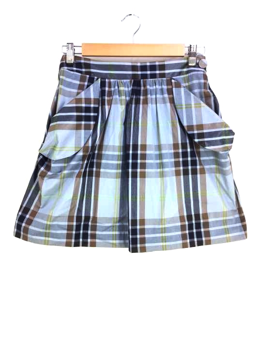 Vivienne Westwood ANGLOMANIA(ヴィヴィアンウエストウッド アングロマニア) チェック柄 フレアミニスカート レディース  38