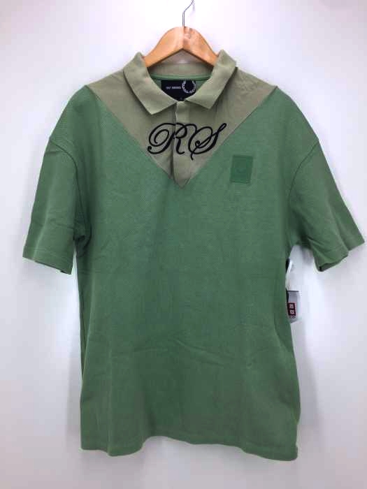 RAF SIMONS(ラフシモンズ) Oversized V-Insert Pique Shirt メンズ UK:38
