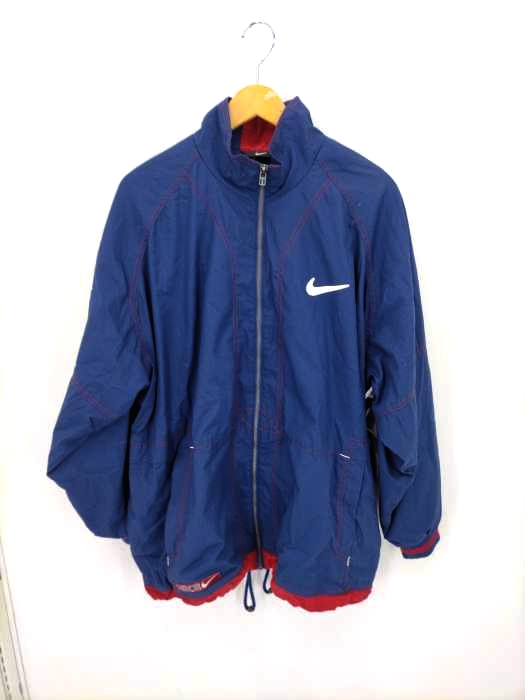NIKE(ナイキ) 90S 銀タグ ステッチデザインナイロンジャケット メンズ JPN：L