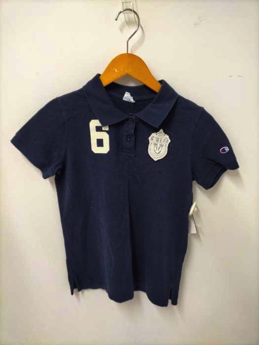 Champion(チャンピオン) 胸元ワッペン鹿の子ポロシャツ レディース JPN:M