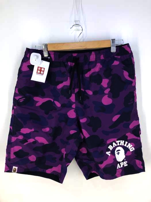 アベイシングエイプ A BATHING APE REVERSIBLE SHARK SHORTS メンズ  L