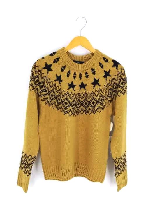 AZUL by moussy(アズールバイマウジー) FAIR ISLE STAR KNIT メンズ  M