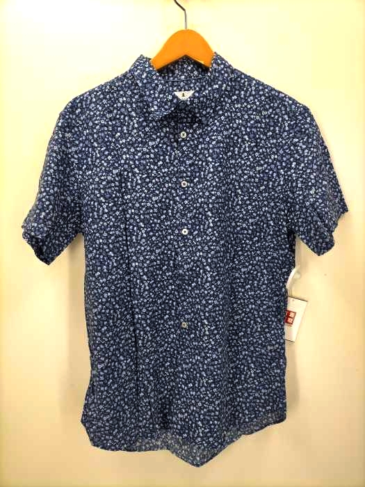 LANVIN en Bleu(ランバンオンブルー) 小花柄 半袖シャツ メンズ  50