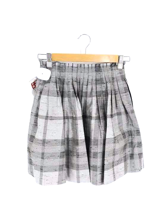 BURBERRY LONDON(バーバリーロンドン) ポリエステル シルク チェックミニスカート レディース  150A