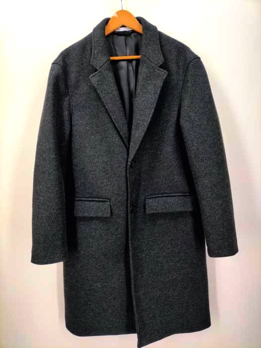 ザラ ZARA ロングチェスターコート メンズ JPN：M