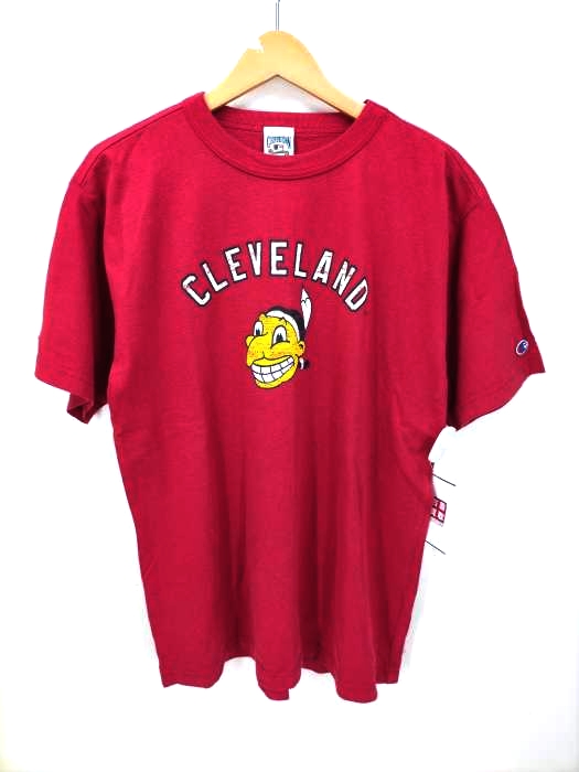 Champion(チャンピオン) CLEVELAND INDIANS プリントTシャツ メンズ JPN：L