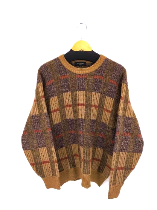 USED古着(ユーズドフルギ) {{DESTINARE UOMO}} アクリルウール 総柄ニット メンズ JPN：L