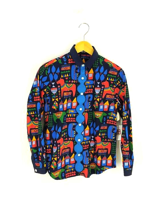 Ne-net(ネネット) 総柄シャツ レディース JPN：2