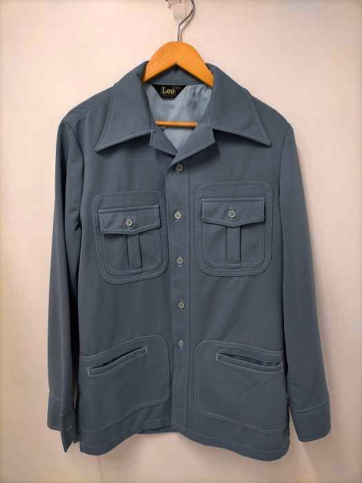 Lee(リー) 70S 三角タグ USA製 ポリウエスタンヨークシャツ メンズ  M-L