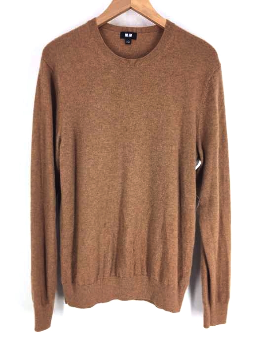 ユニクロ UNIQLO カシミヤクルーネックセーター ニット メンズ JPN：L