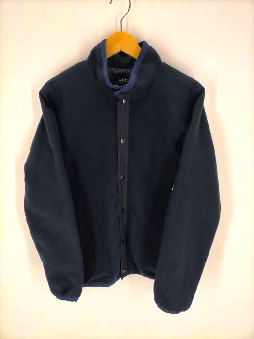 アーペーセー A.P.C. スナップボタンスタンドカラーフリースジャケット メンズ JPN：M