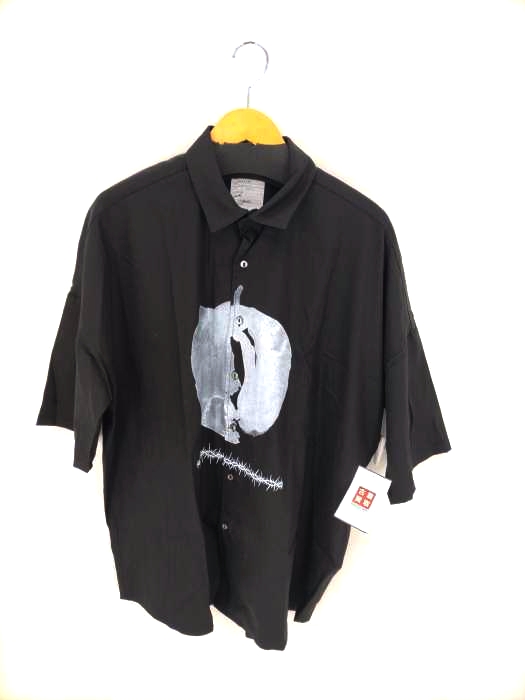 シャリーフ SHAREEF “ABSTRACT APPLE” S/S SHIRTS メンズ JPN：2