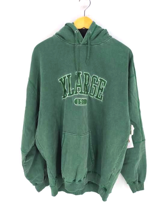エクストララージ X-LARGE PIGMENT PANELED PULLOVER HOODED SWEAT メンズ  XL
