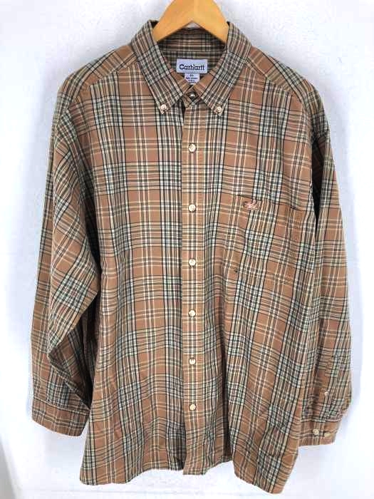 カーハート Carhartt バングラディシュ製 チェック柄ボタンダウンシャツ メンズ JPN：XL