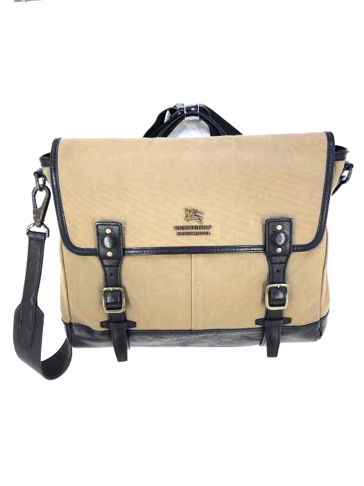 バーバリーブラックレーベル BURBERRY BLACK LABEL キャンバスレザー2wayショルダーバッグ メンズ 表記無
