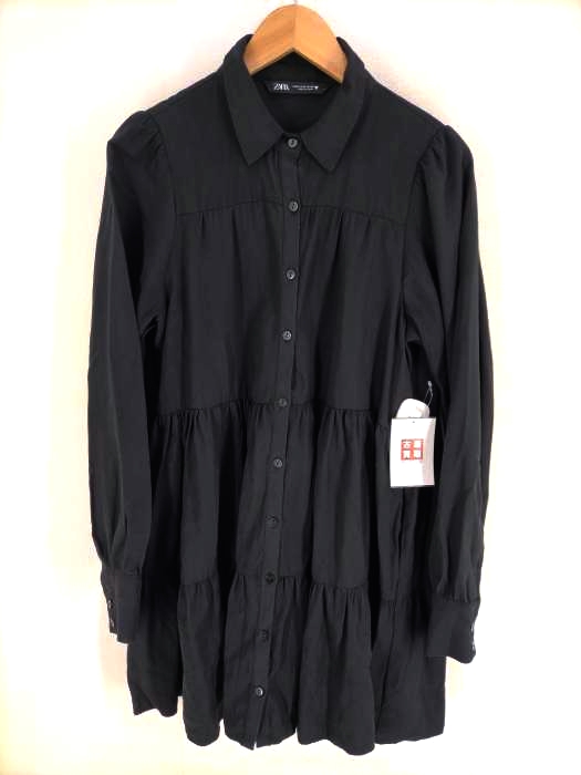 ザラ ZARA ティアードシャツワンピース レディース JPN：M