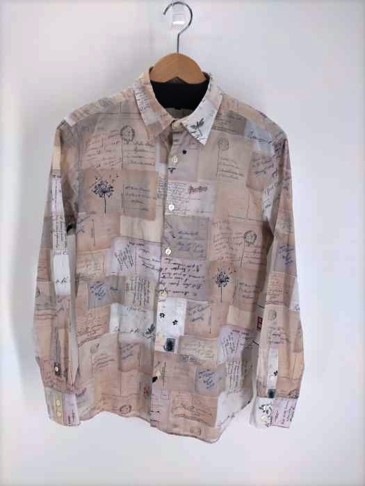 ピーエスポールスミス PS Paul Smith 総柄 コットン レギュラーシャツ メンズ JPN：M