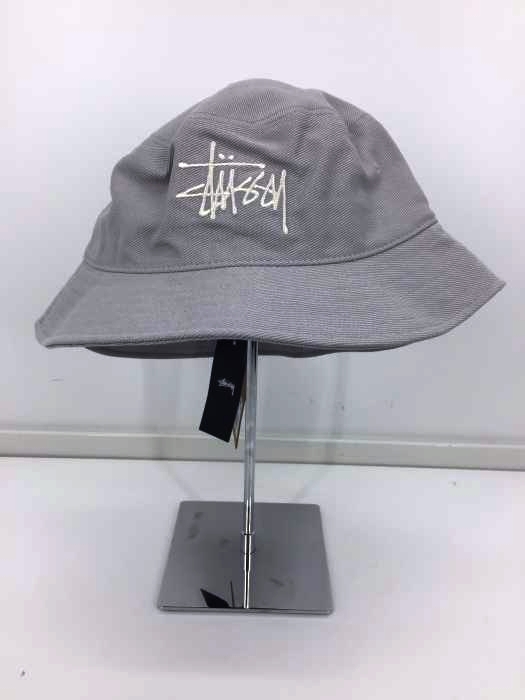 Stussy(ステューシー) BIG LOGO TWILL BUCKET HAT メンズ L/XL